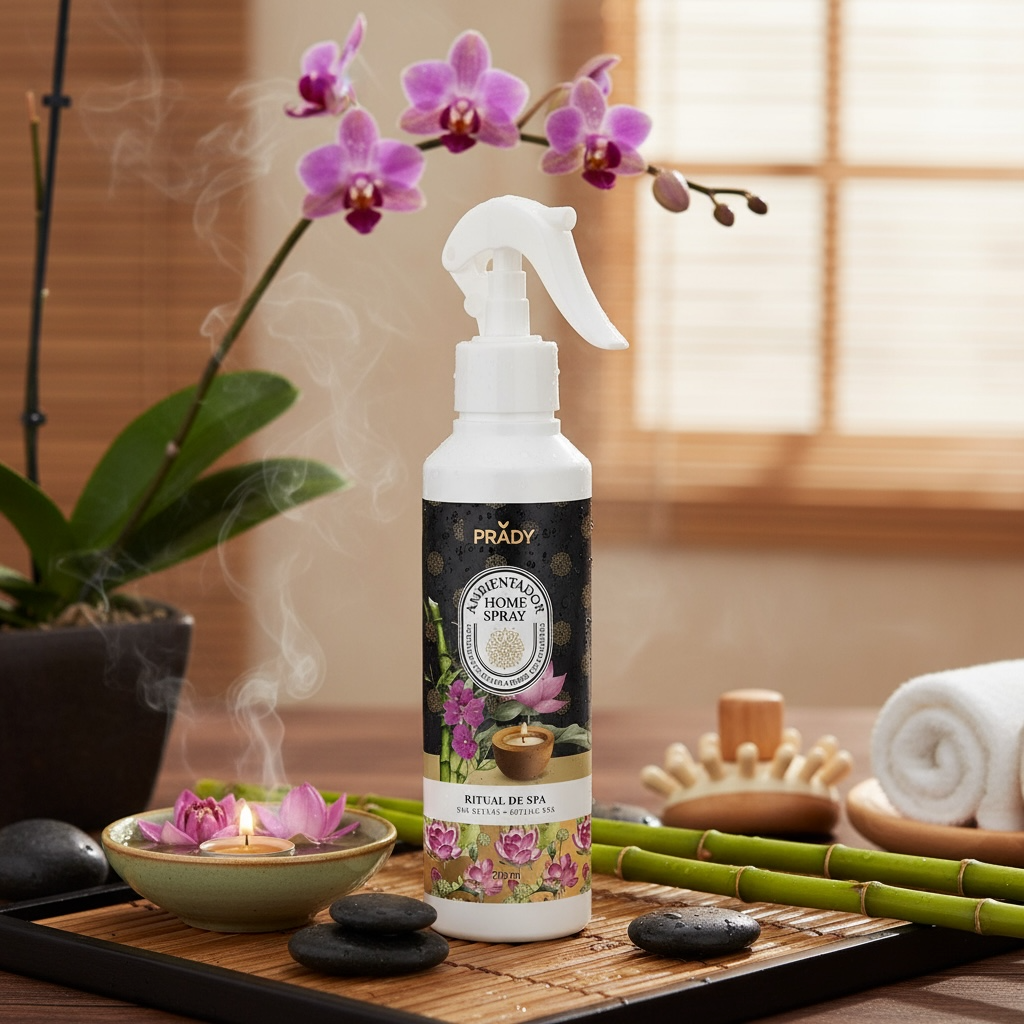 Lot de 6 spray d'ambiance maison tissu et voiture ritual de spa 220ML - Prady