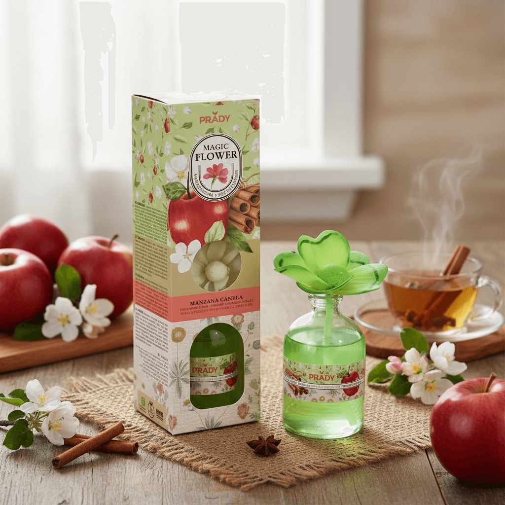 Lot de 6 fleur magic pomme cannelle 100ML - Prady
