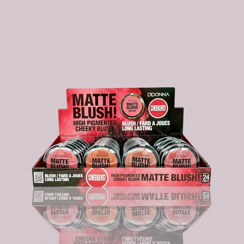 Lot de 24 fards a joues d'donna longue tenue 13328B