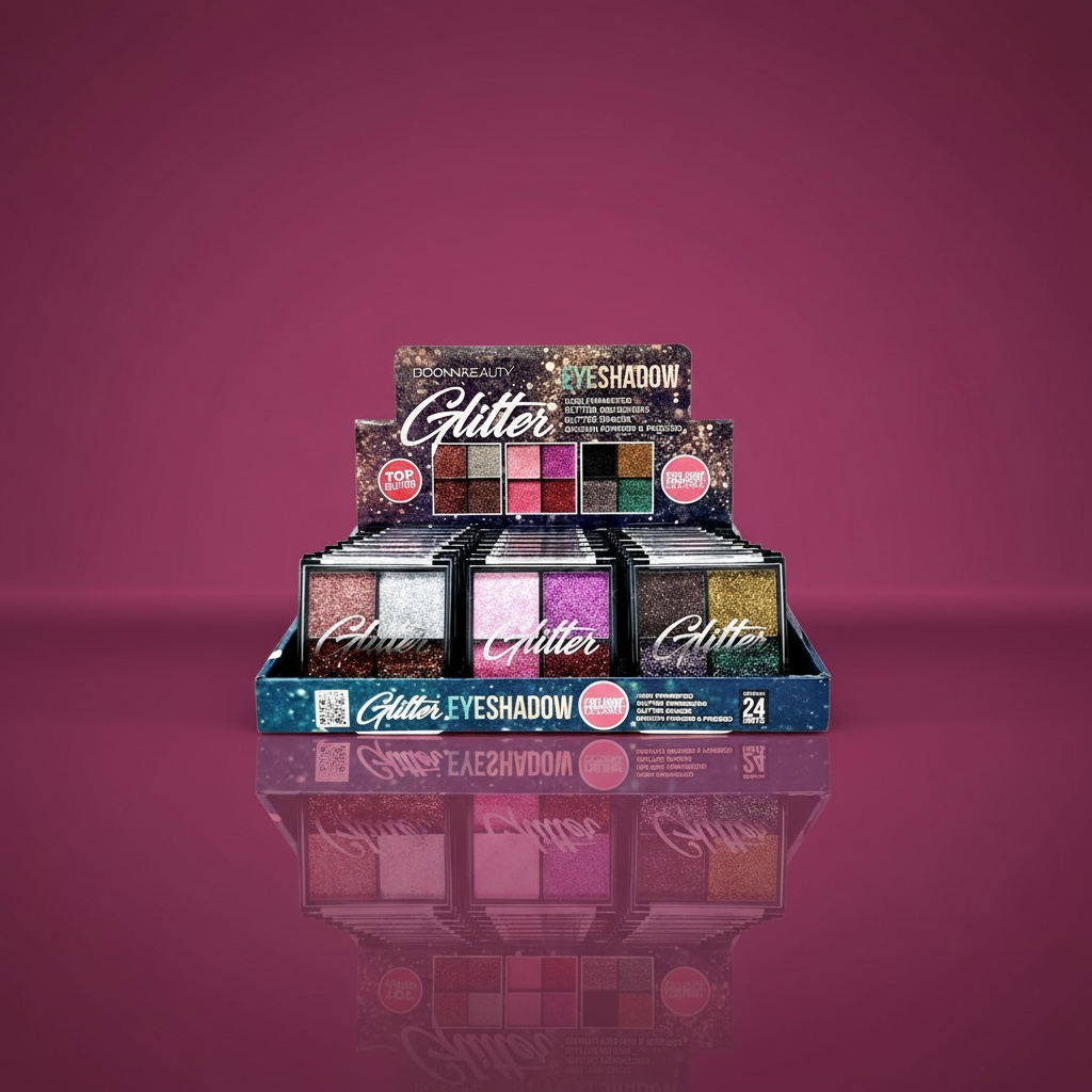 Set of 24 Pieces - Glitter Eyeshadows - 11132A - D'donna