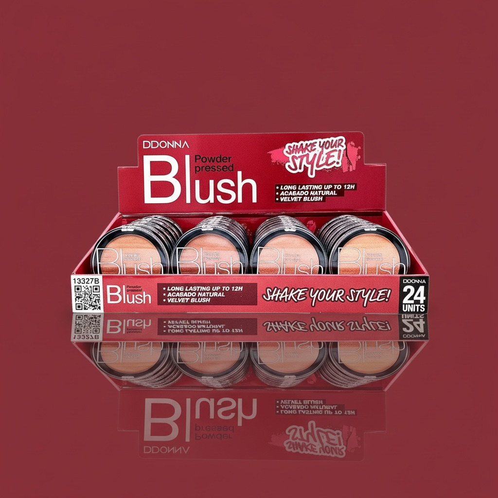 Lot de 24 fards a joue d'donna tenue 12H 13327B