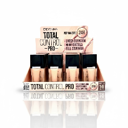 Lot de 16 fond de teint total control SPF15 d'donna 13131A