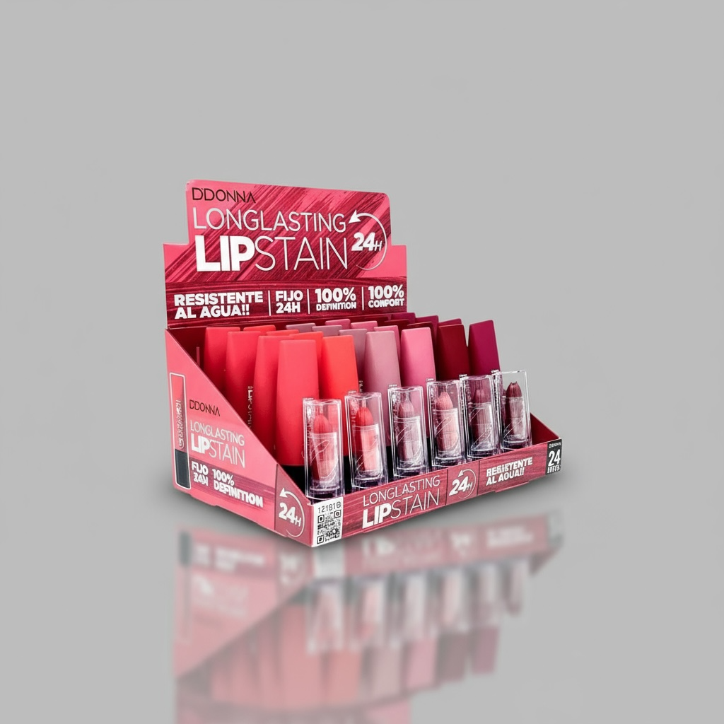 Lot de 24 rouge à lèvres d'donna lipstain 12181B