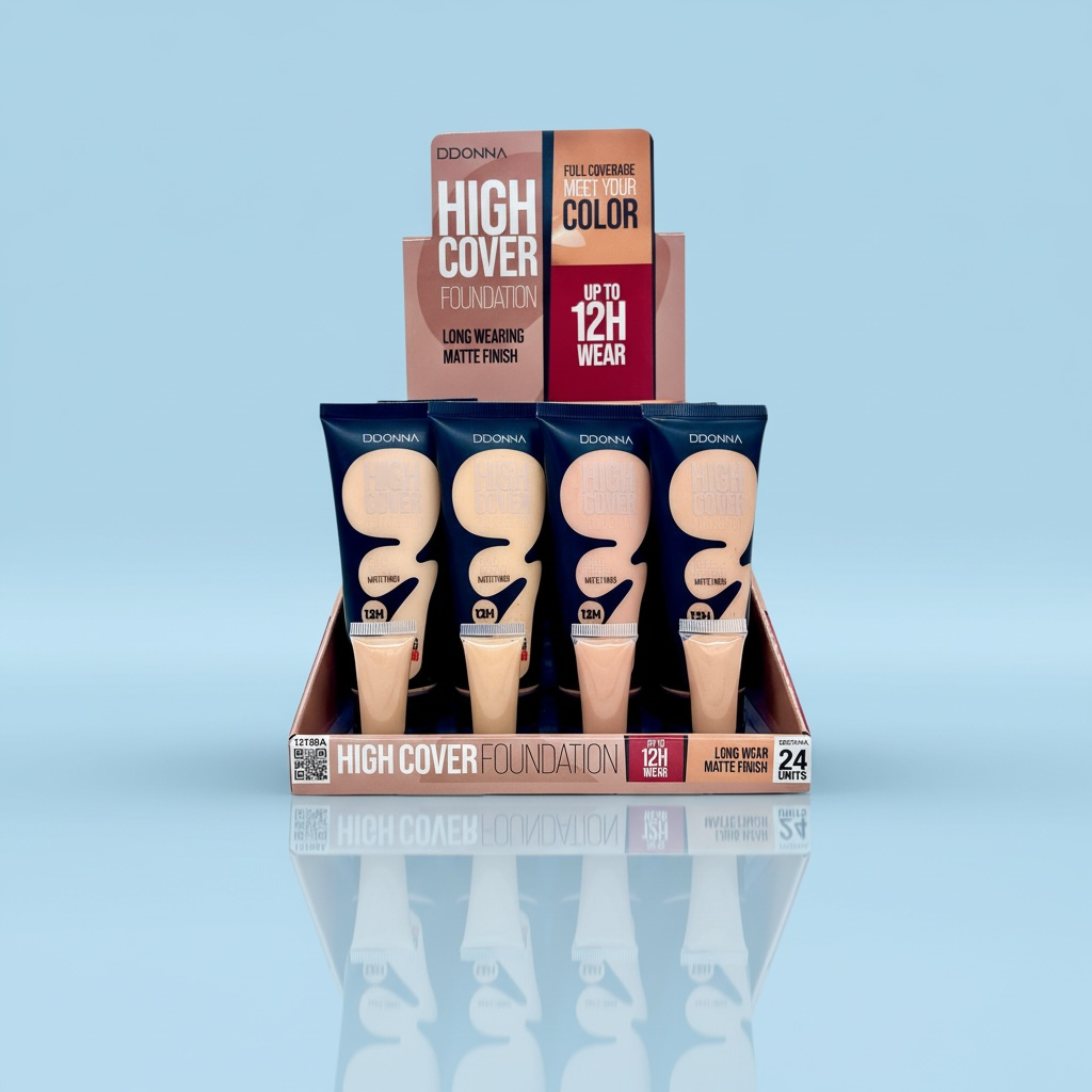 Pack of 24 - High Coverage Matte Foundation - 13139A - D'Donna