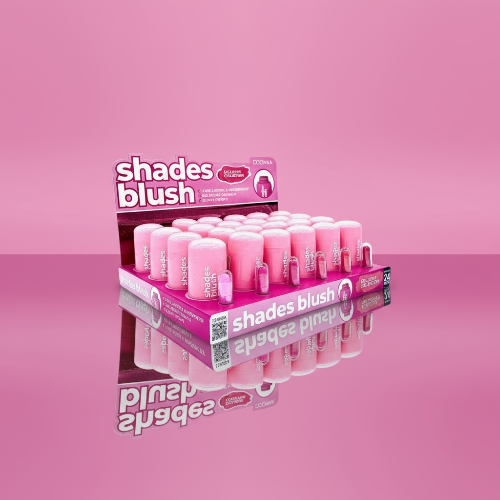 Lot de 24 - Shades blush gel formule crémeuse - D'donna