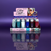 24-Piece Set - Glow Glitter Face and Body - 13405A - D'Donna