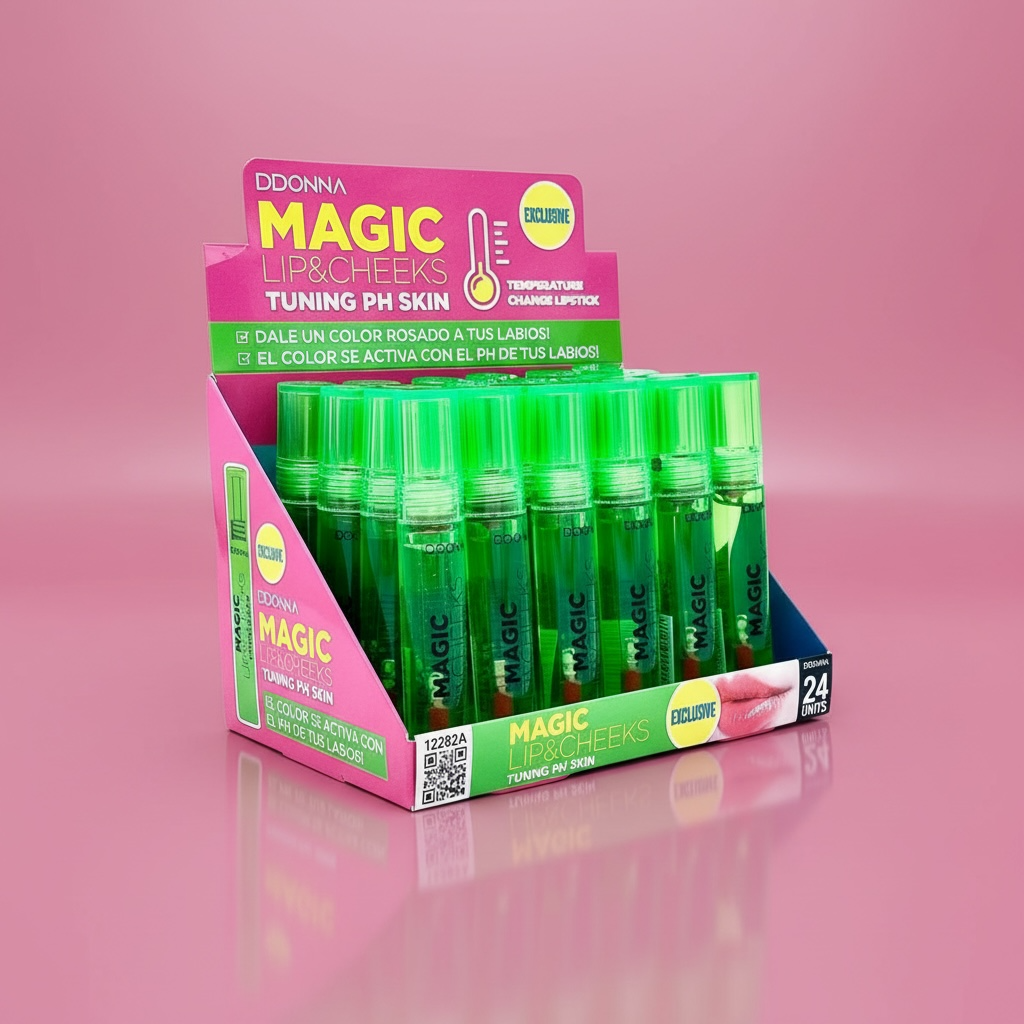 Lot de 24 gloss magic tuning ph skin d'donna 12282A