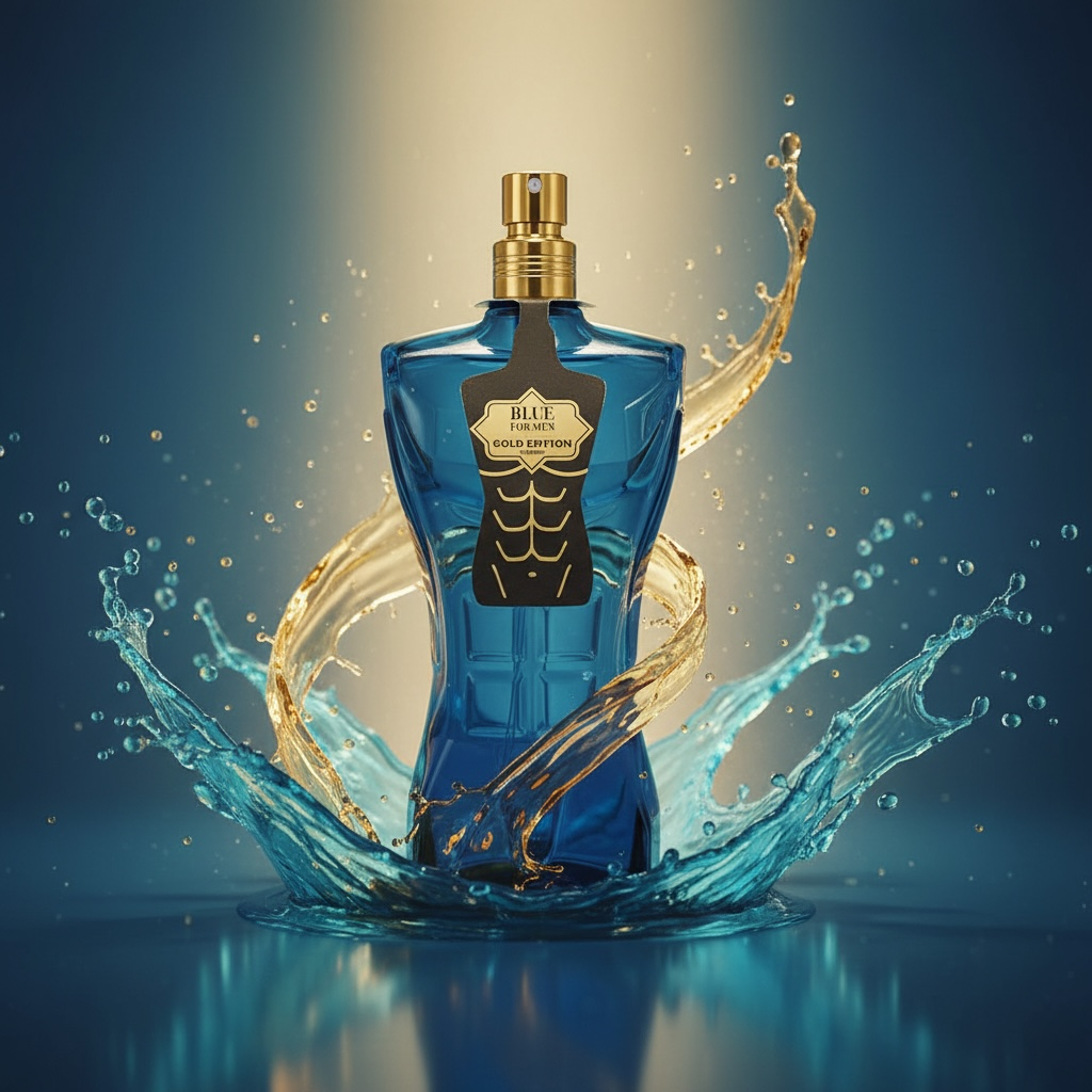 Lot de 6 - Parfum Blue For Men Gold Edition - Fragrance Couture