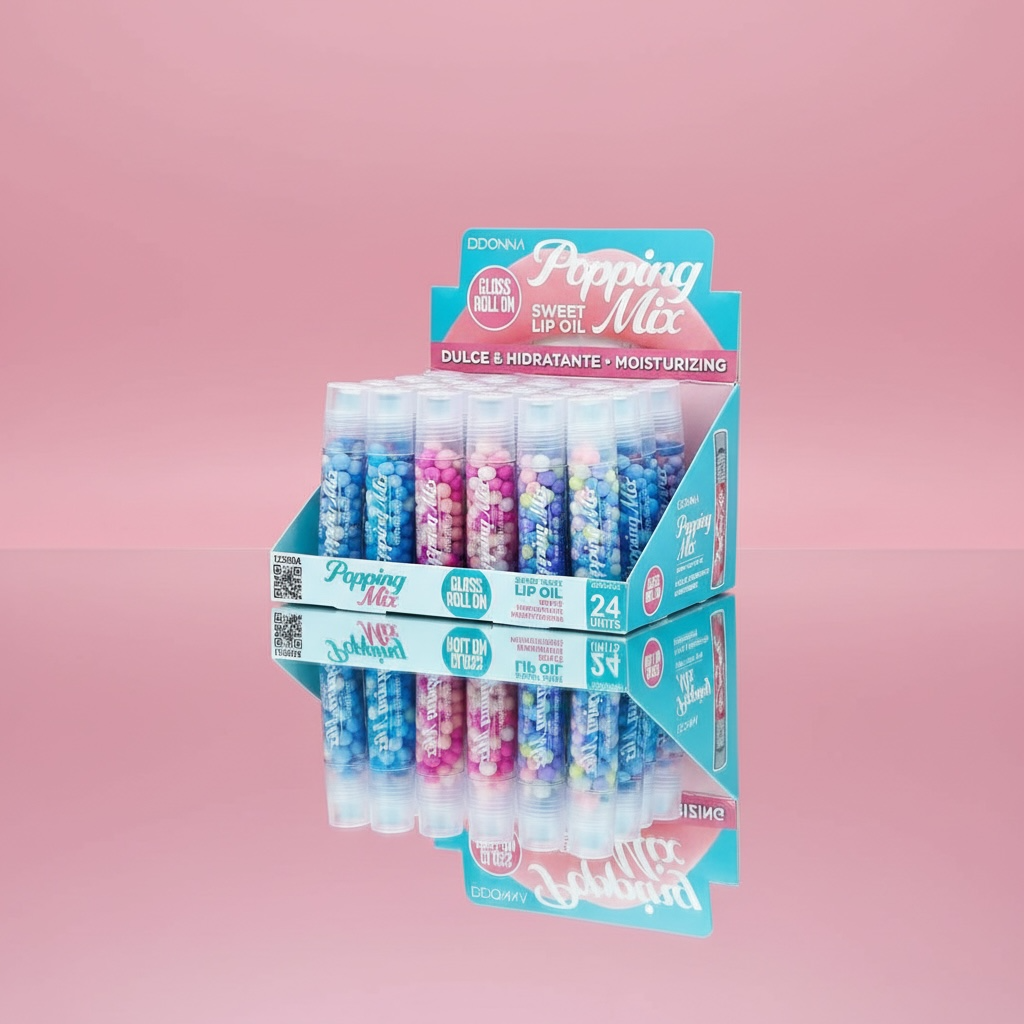 Lot de 24 gloss popping mix oil ddonna 12280A