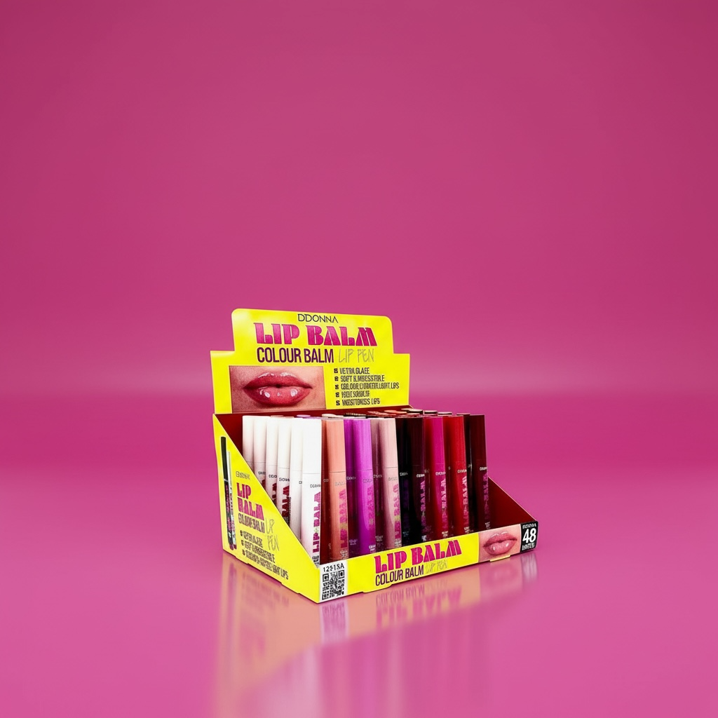 Lot de 48 lip pen colour balm d'donna 12413A