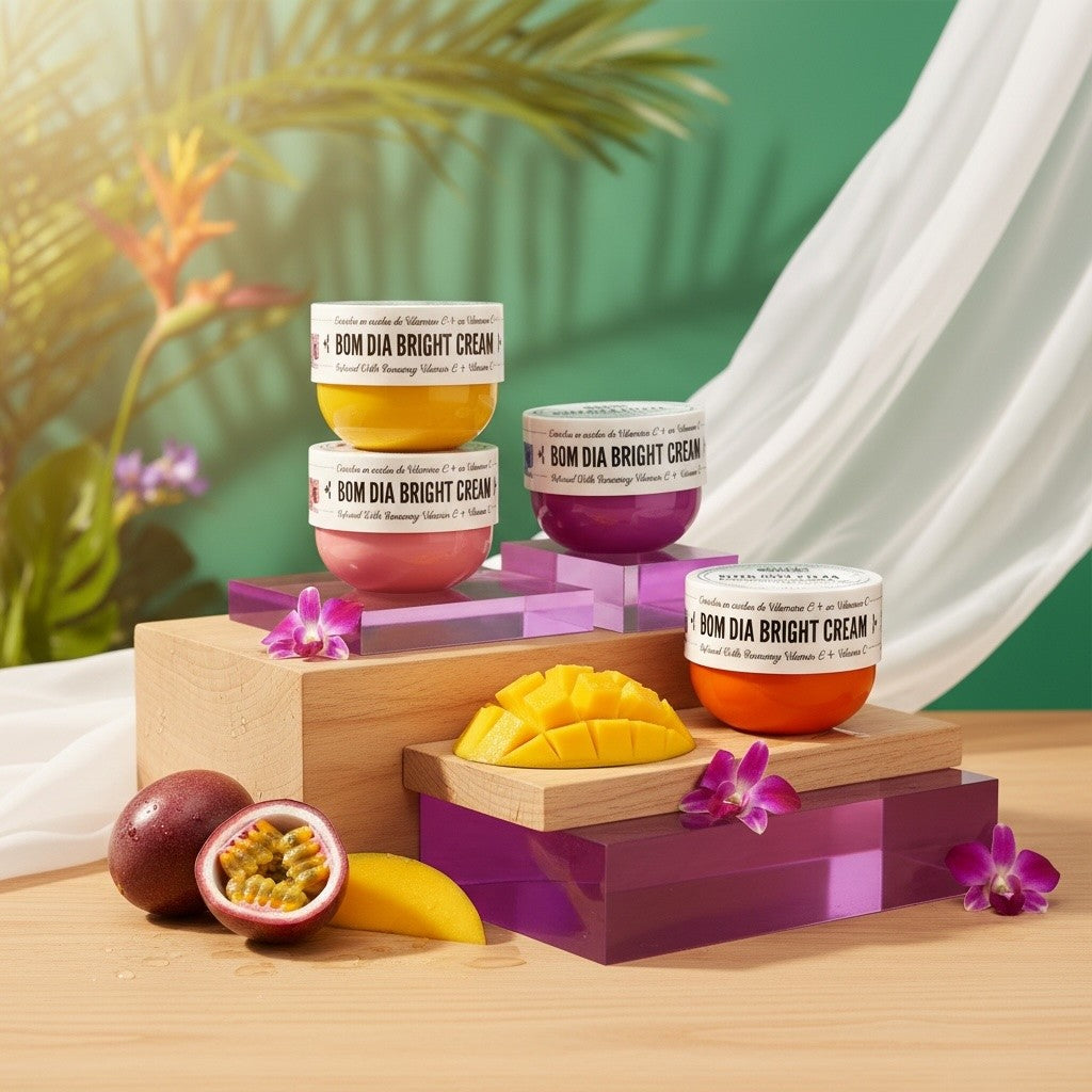 Set of 4 set of 4 body cream "bom dia bright cream" - Love body brazil