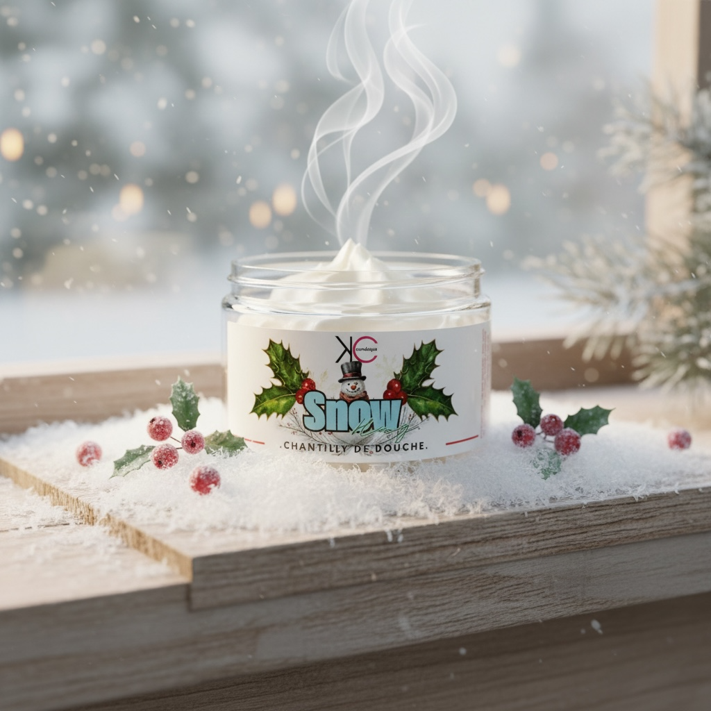 Lot de 6 - Chantilly de douche edition noël snow - Kcosmetique