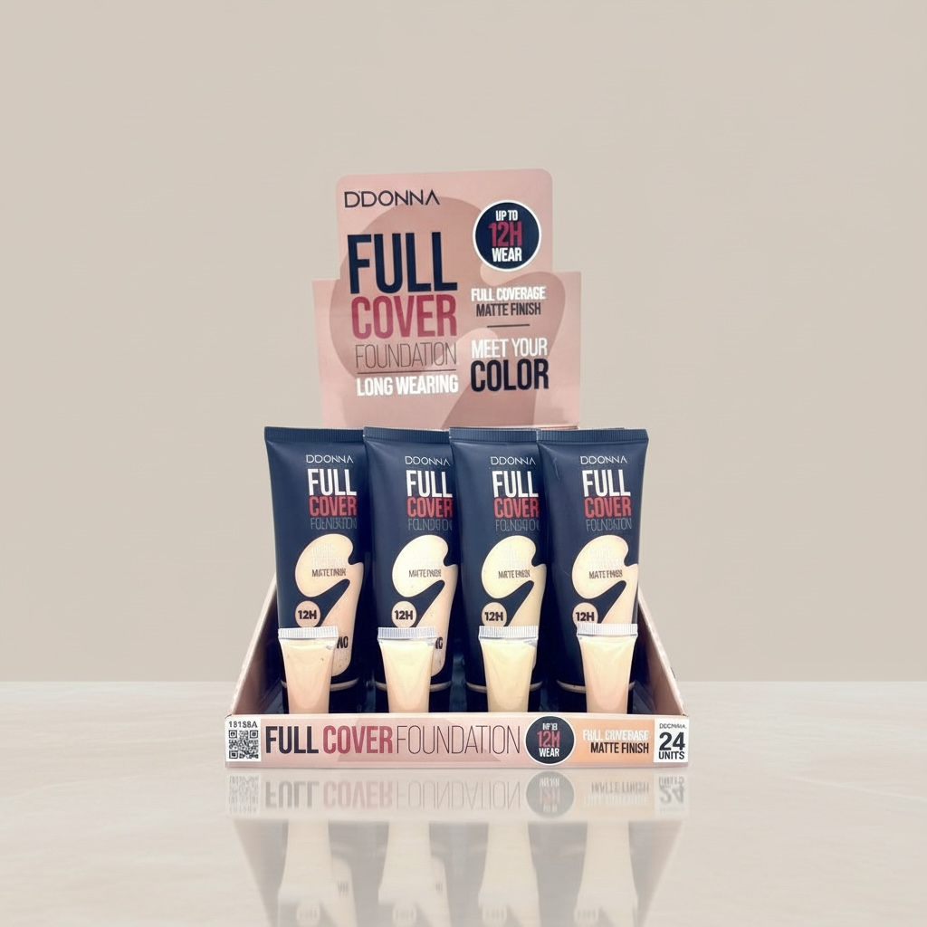 Pack of 24 - High Coverage Matte Foundation - 13138A - D'Donna