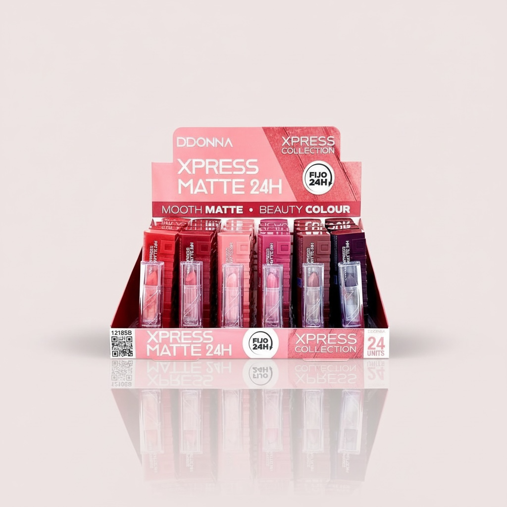 Lot de 24 rouge à lèvres d'donna xpress matte 12185/b