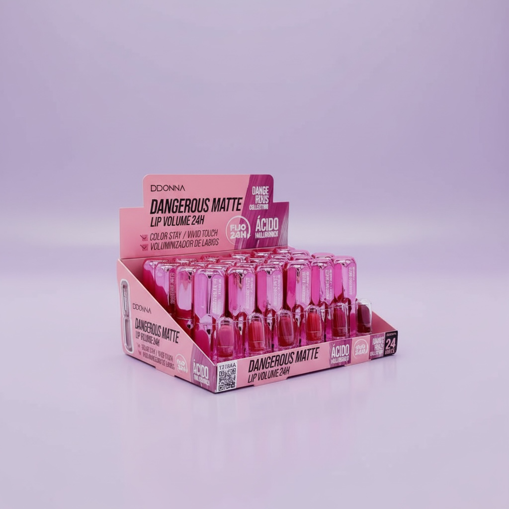 Lot de 24 rouge a levres dangerous matte DDONNA12184A