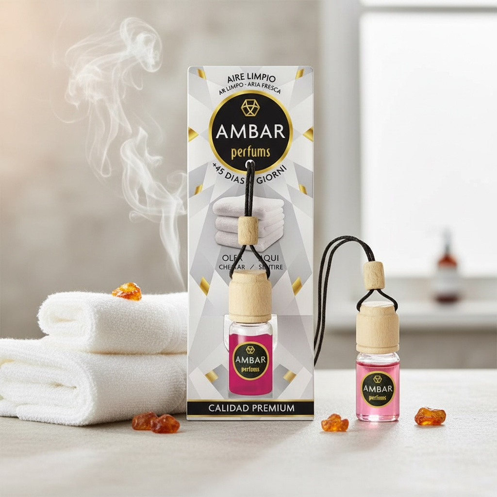 Lot de 14 désodorisant voiture ambar air pure