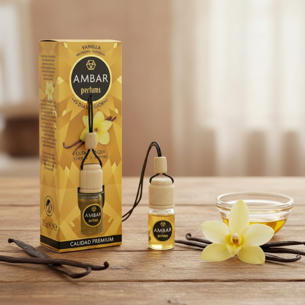 Pack of 14 Ambar Vanilla Car Air Fresheners
