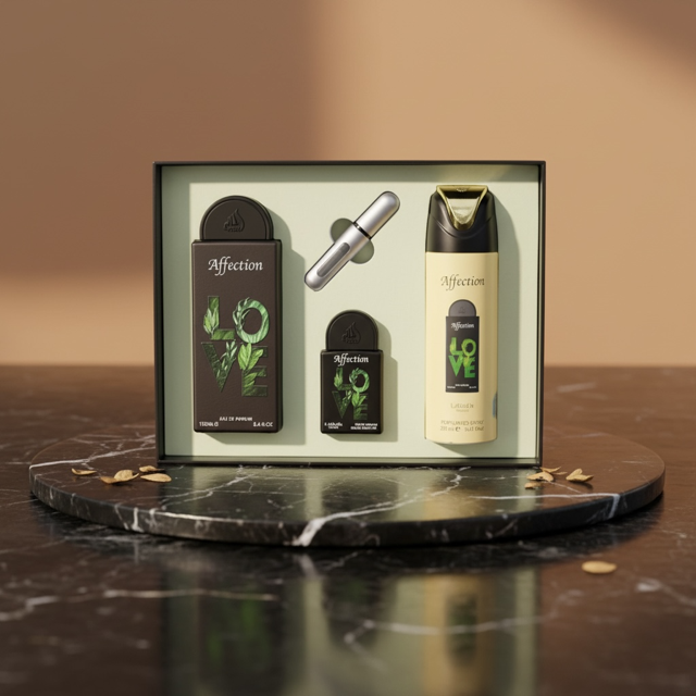 Lattafa 3-piece "Affection" perfume gift set - Lattafa 