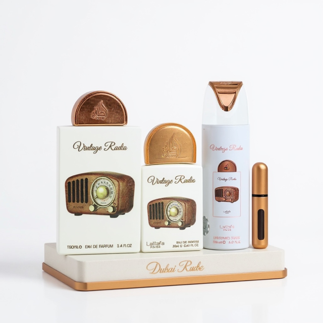3-piece perfume gift set "vintage radio" - Lattafa 