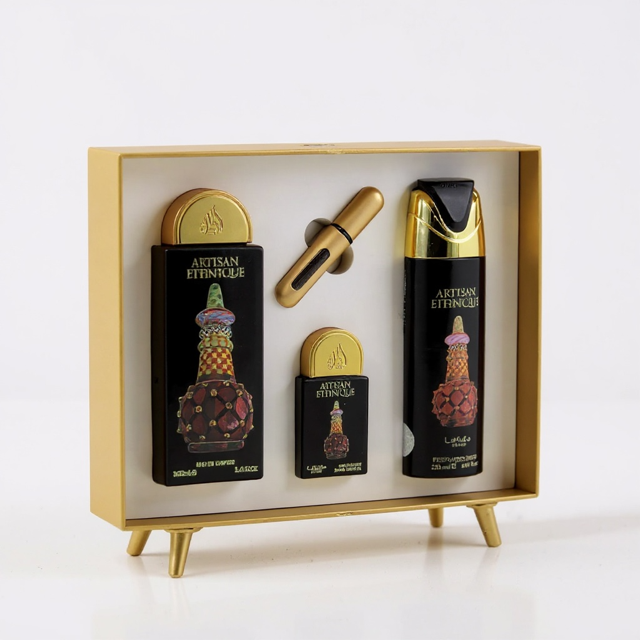Lattafa perfume box 3 pieces "artisan ethnic" - Lattafa 