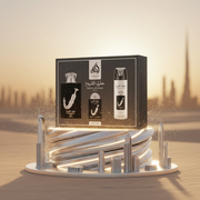 Coffret parfum 3 pièces "ishq al shuyukh silver" - Gamme pride - Lattafa