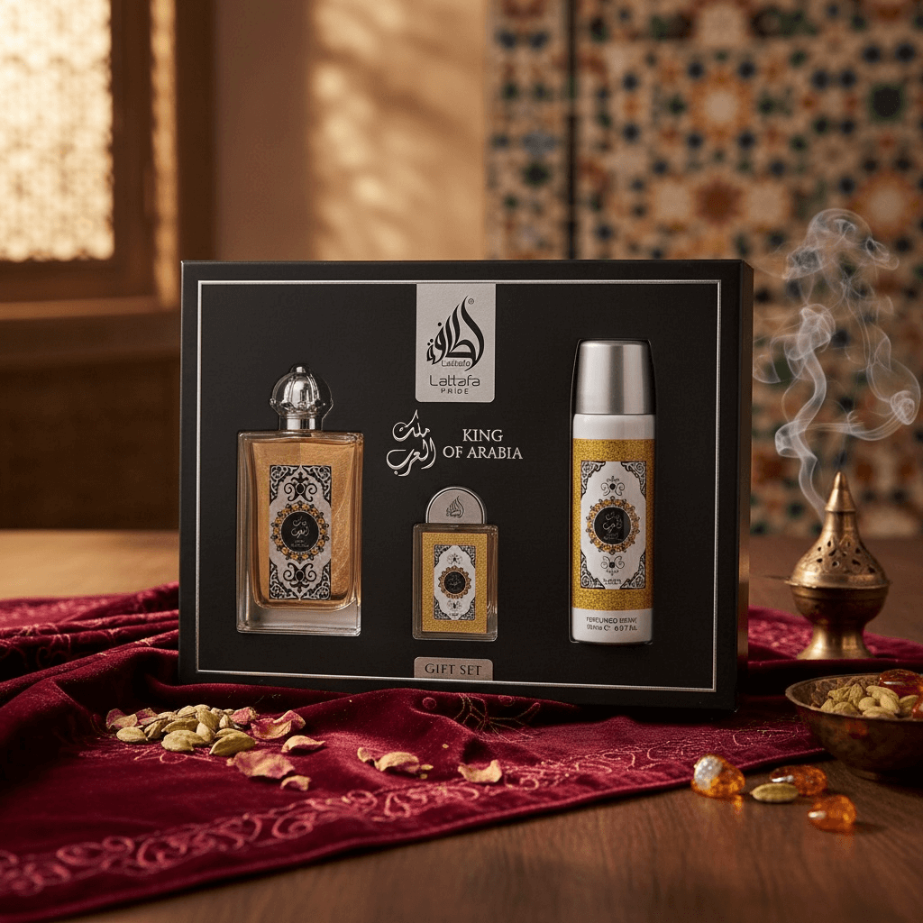 3-piece perfume gift set "King of Arabia" - Lattafa 