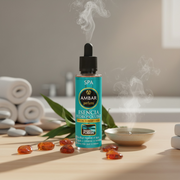 Set of 4 concentrated amber spa essences