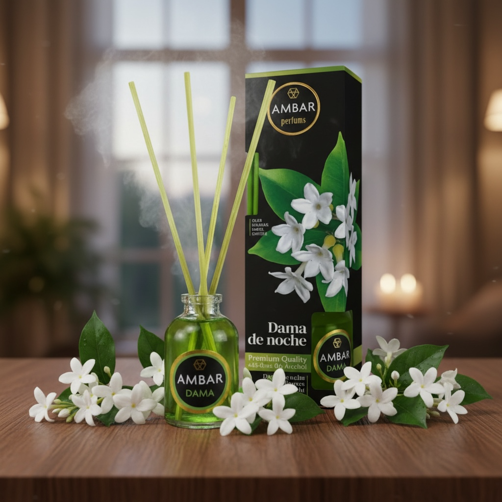 Lot de 12 mikado dama de noche 30ML -Ambar