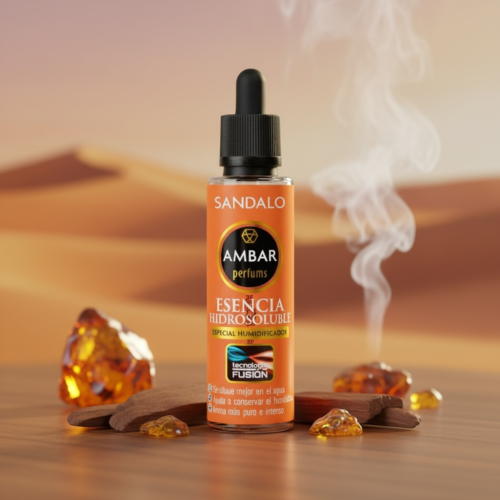 Lot de 4 essence concentré ambar sandalo deluxe