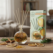 Lot de 5 mikado botanic cannelle orange - Ambar