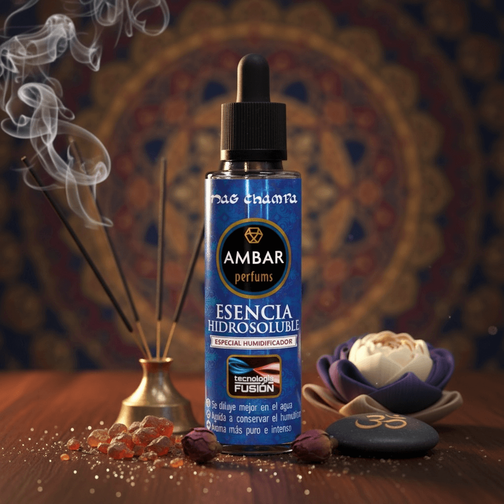 Lot de 4 essence concentré ambar senteur nag champa