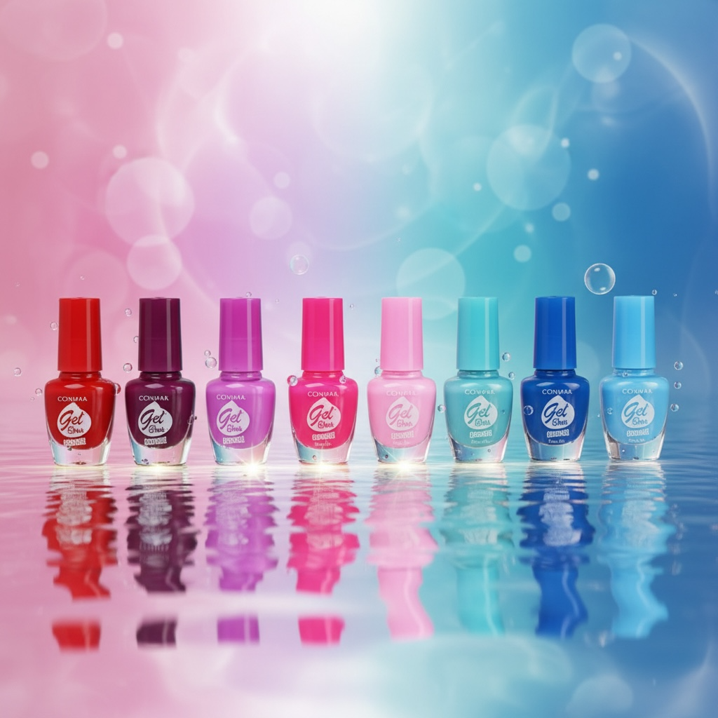 Set of 96 milkshake nail polish display stands - D'donna