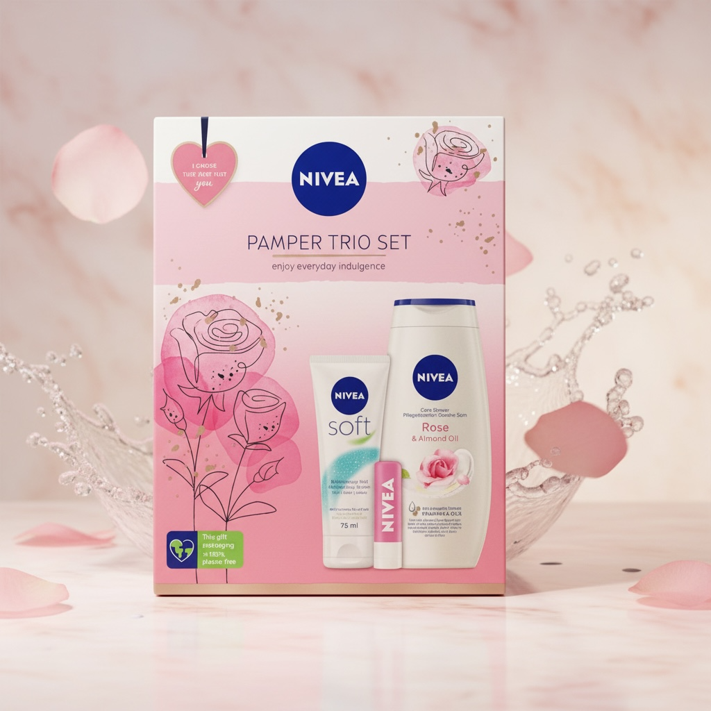 Lot de 2 set skin care & bain 3 pièces - Nivea