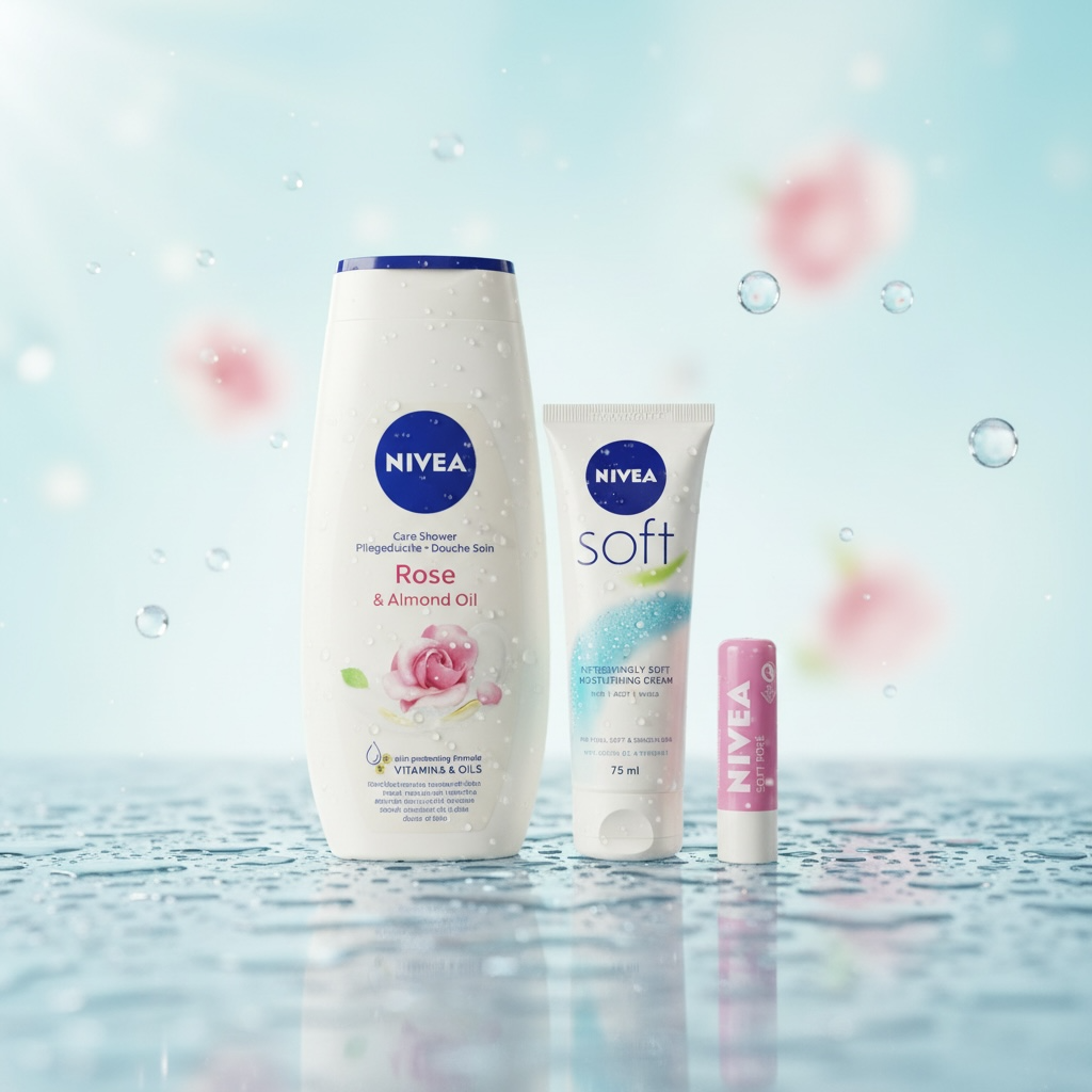 Lot de 2 set skin care & bain 3 pièces - Nivea
