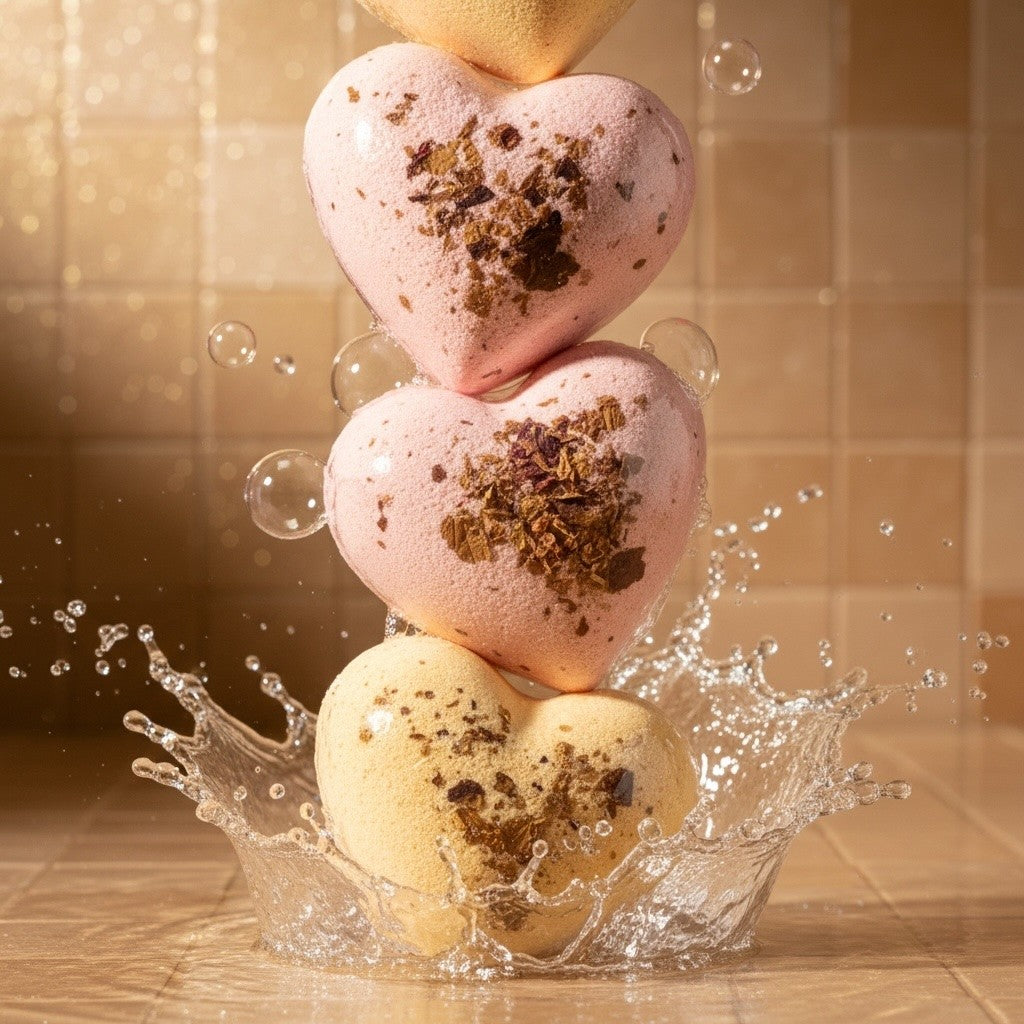 Set of 6 (3.5 per set) Set of 5 bath bombs 60g vanilla & sweet orange - Sence