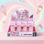 Pack of 12 - Strawberry Ice Cream Hand Cream - D'donna