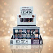 Lot de 12 - Palette fards à paupières ice nude – 18 teintes nudes & pailletées- D'donna
