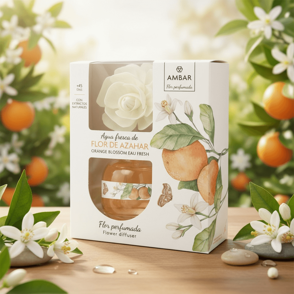 Lot de 5 fleur parfumée fleur d'oranger - Ambar