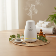 Set of 2 amber humidifiers and fragrance diffusers