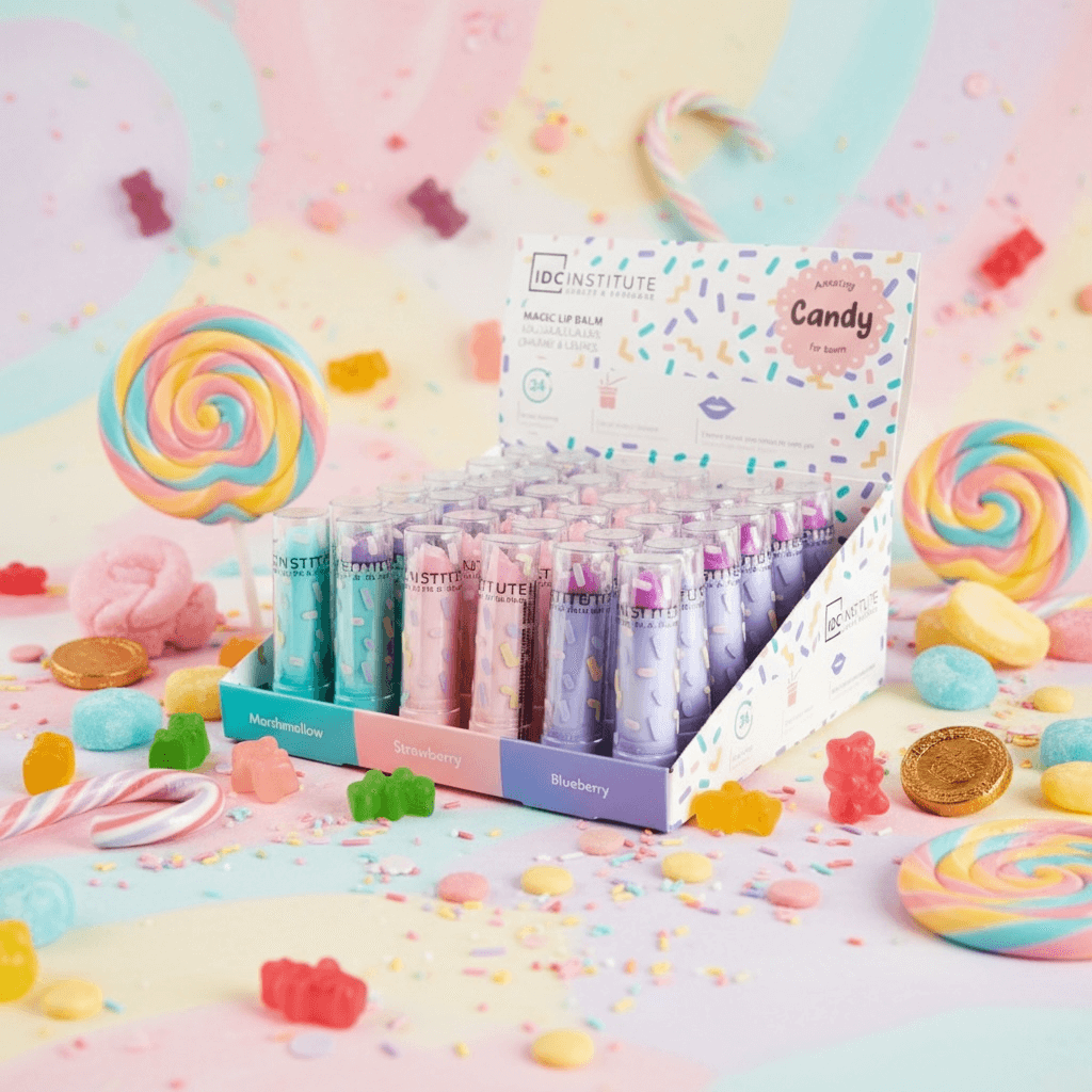 Lot de 36 rouge a levres candy shop lip idc institute 24800