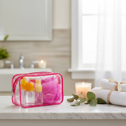 Lot de 6 trousse de voyage idc institute "gamme neon" 90001