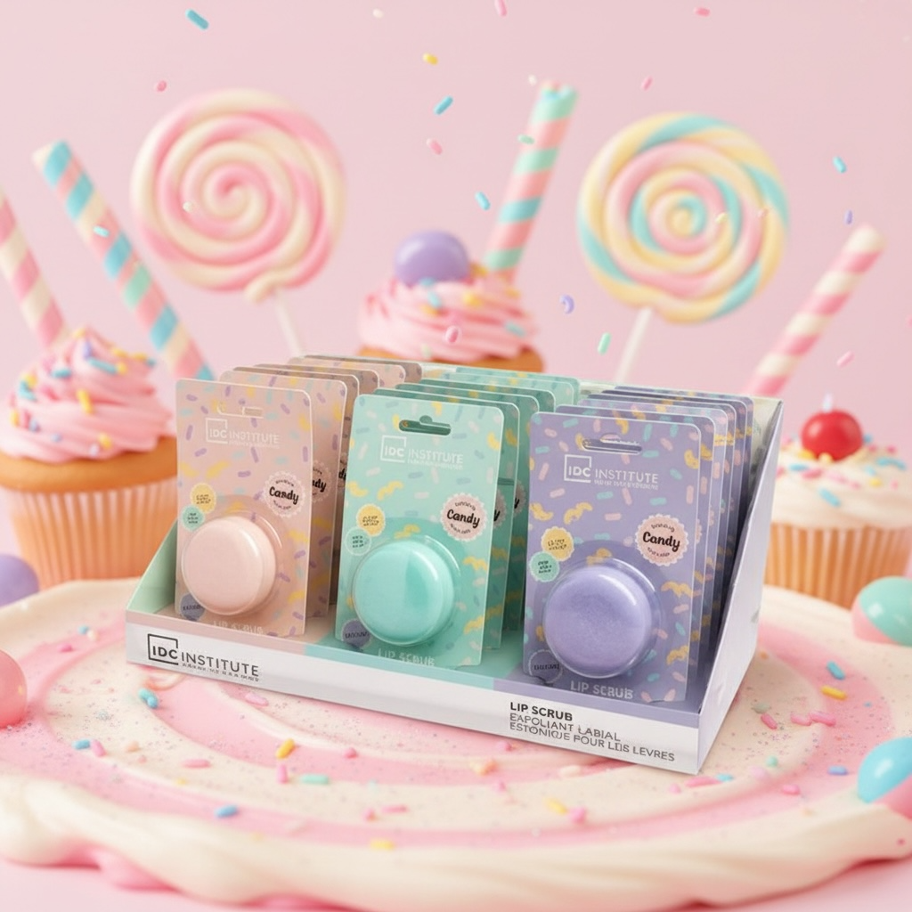 Pack of 12 sugar lip scrubs idc institute 12207