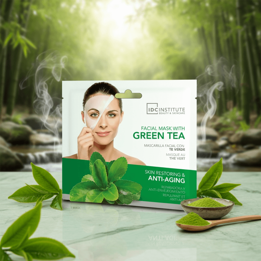 Lot de 24 masque anti âge au thé vert idc institute