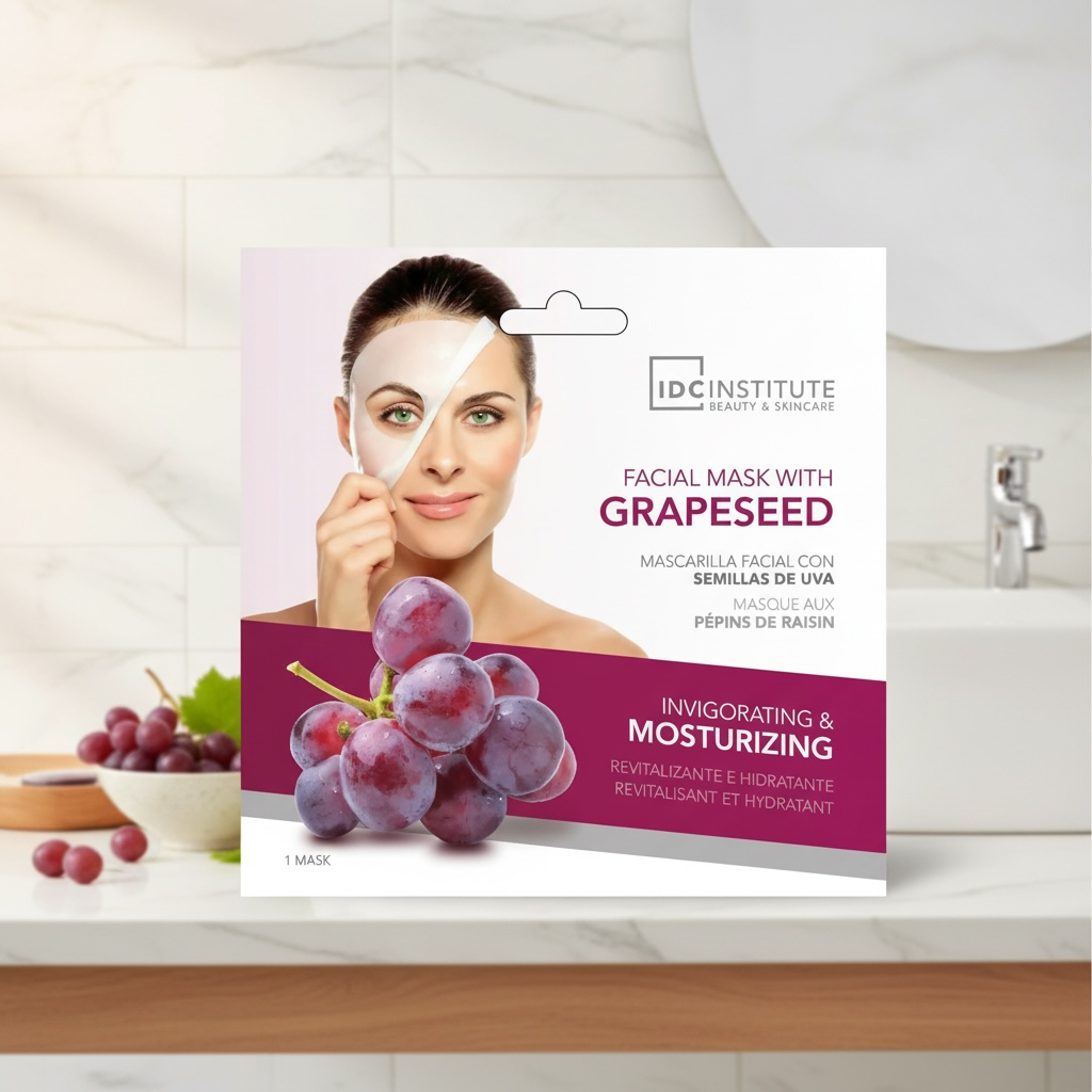 Lot de 12 masque idc institute revitalisant aux raisins