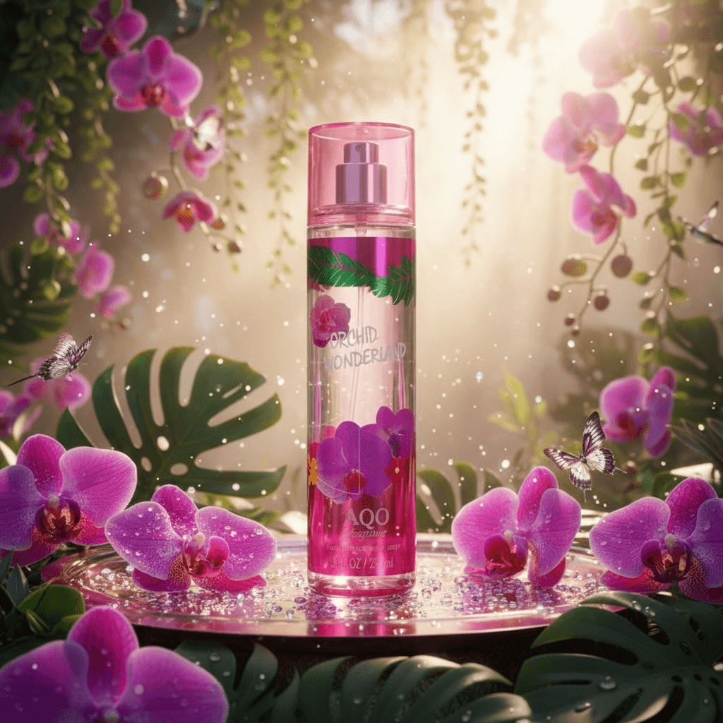 Lot de 6 body mist orchid wonderland aqc fragrances 200ML 52010