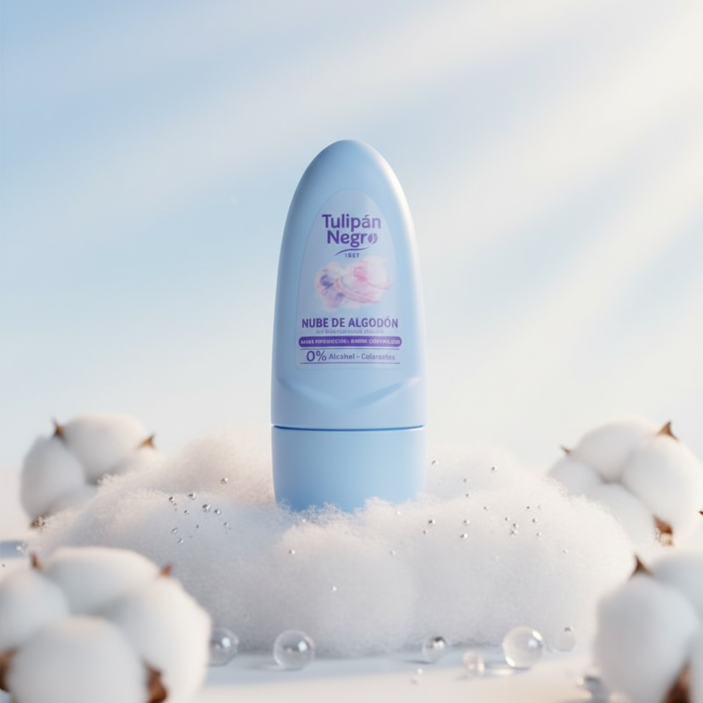 Lot de 6 déodorant roll on tulipan negro barbe à papa