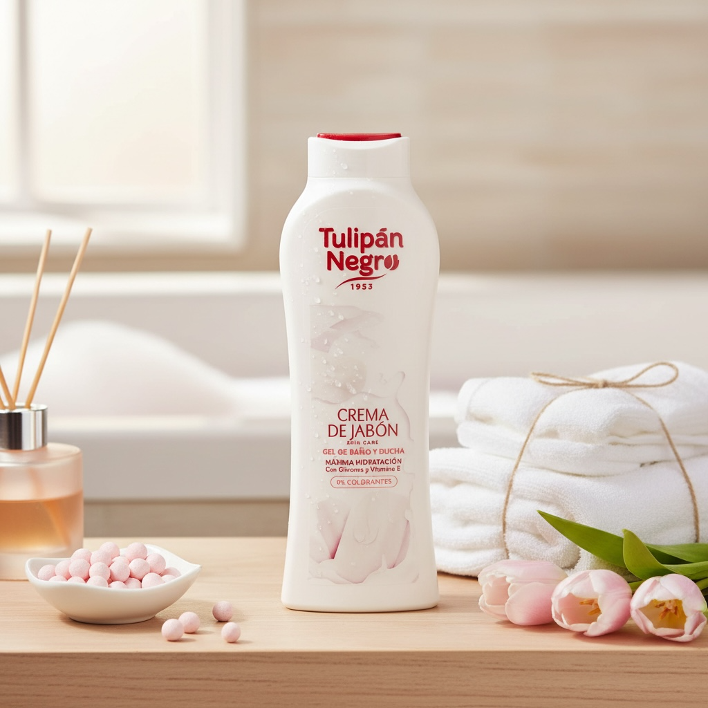 Lot de 6 - Gel douche creme de savon 650ml - Tulipan negro