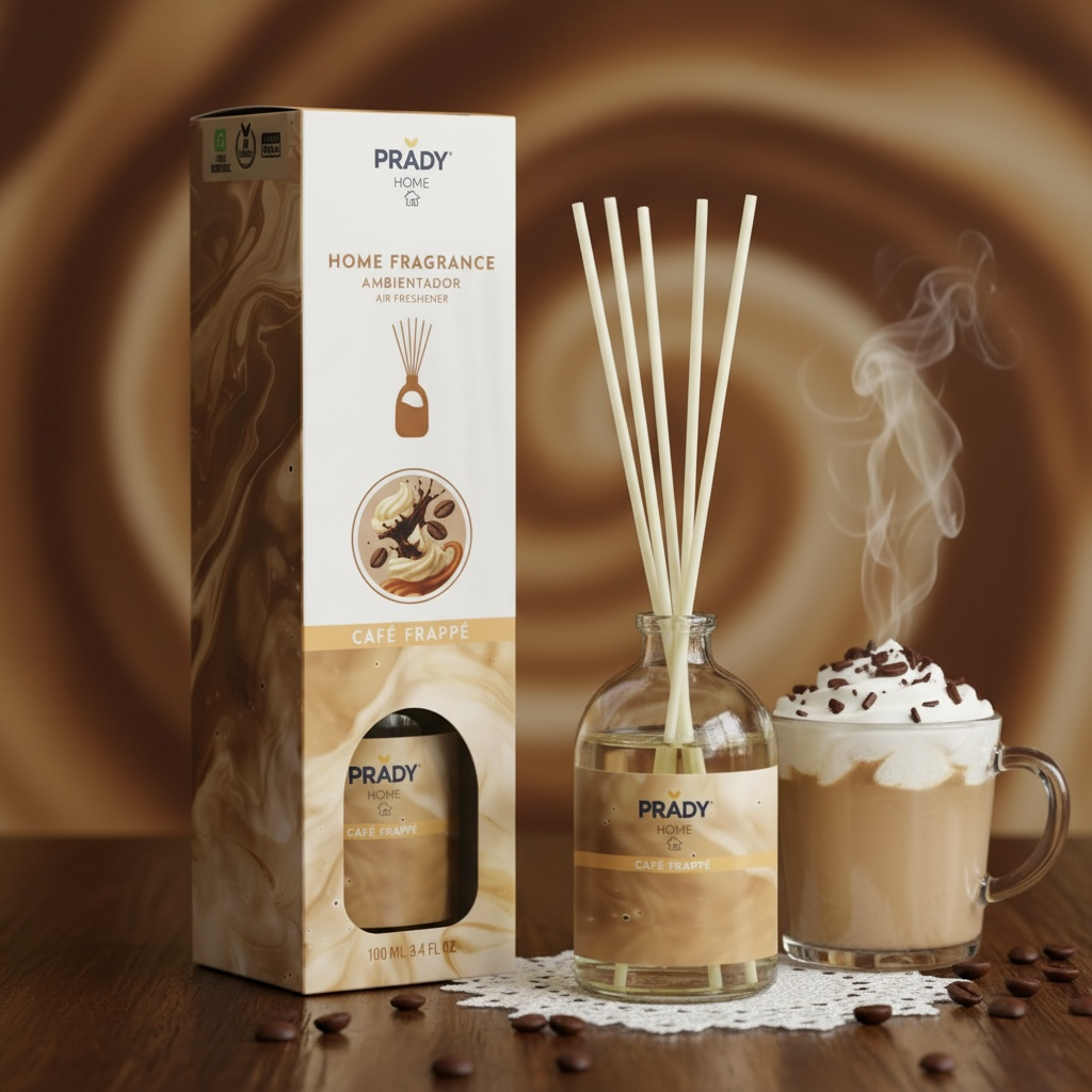 Lot de 6 - Mikado parfum café frappe 100ML - Prady
