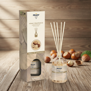 Lot de 6 - Diffuseur mikado crème de noisettes 100ml - Prady