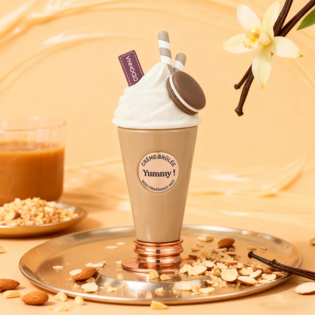 Lot de 6 Pièces  - Brume Corporelle "Yummy Crème Brûlée!" 200ML - D'donna